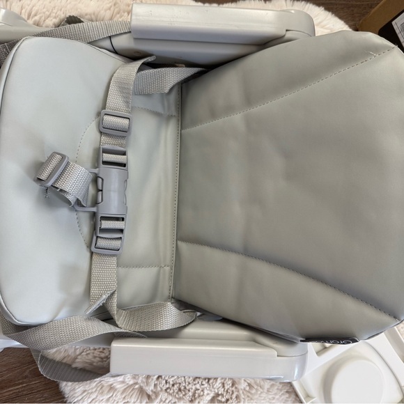 Gray Baby Booster Seat with Tray - Picture 9 of 13